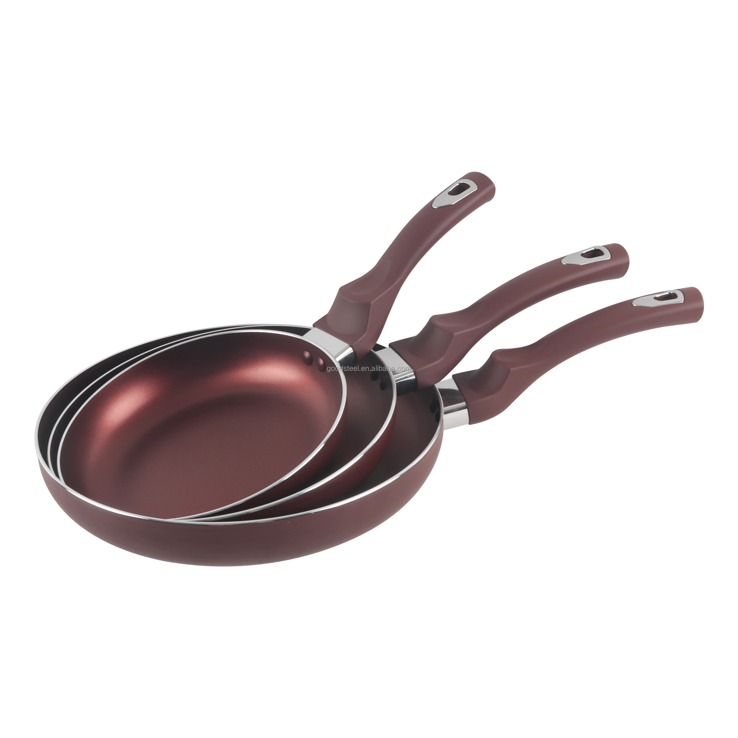 Modern Design Aluminum Frying Pan with PFOA PTFE Free Non-Stick Coating 20cm 22cm 24cm 26cm 28cm 30cm Non Stick Fry