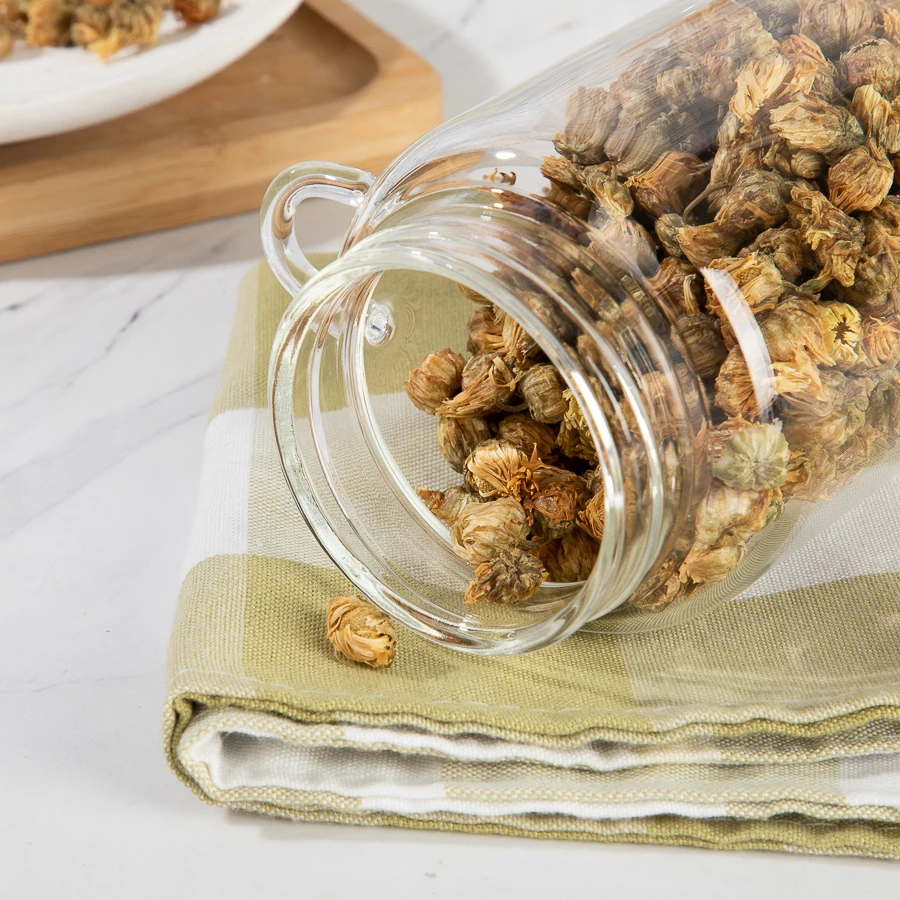 300ml high borosilicate wide mouth airtight food glass container kitchen accessories storage jars with bamboo spoon and lids