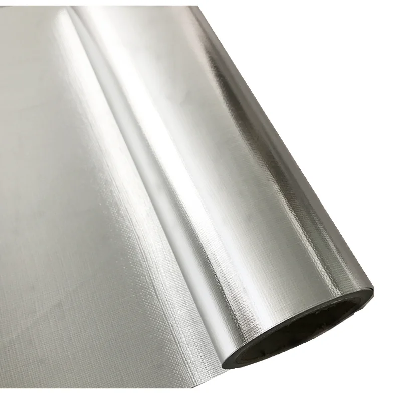 Fire Resistant Cloth Double Sided Aluminum Foil Fabric Glass Fiber Cloth Coated for fireproof