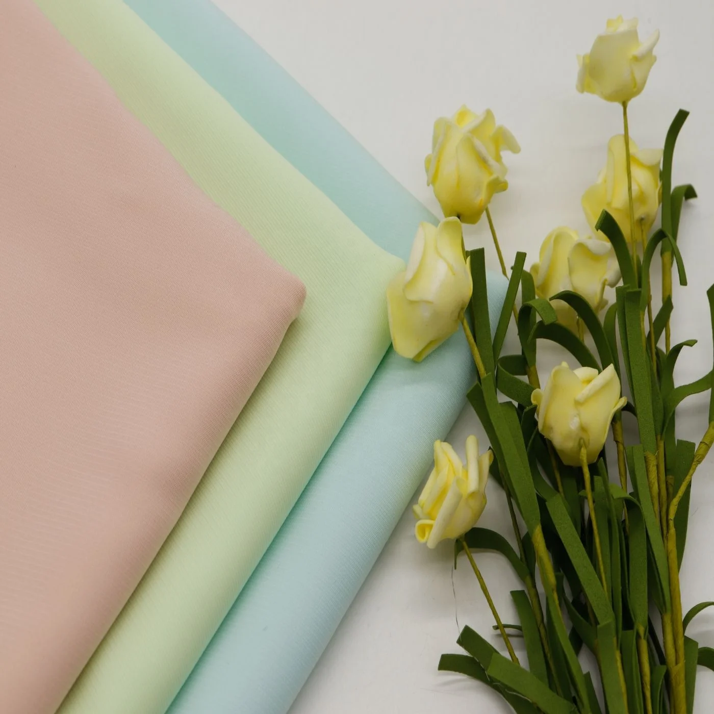 KUNYE eco-friendly Naia acetate fiber stretch rib twill fabric for fall dress