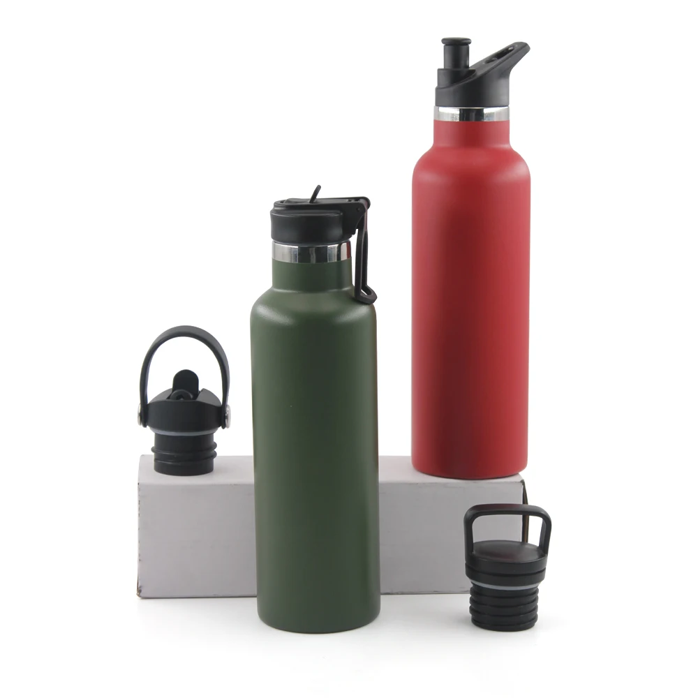 
32 Oz Vacuum Insulated Stainless Steel Modern Double Walled Sports Water Bottle 