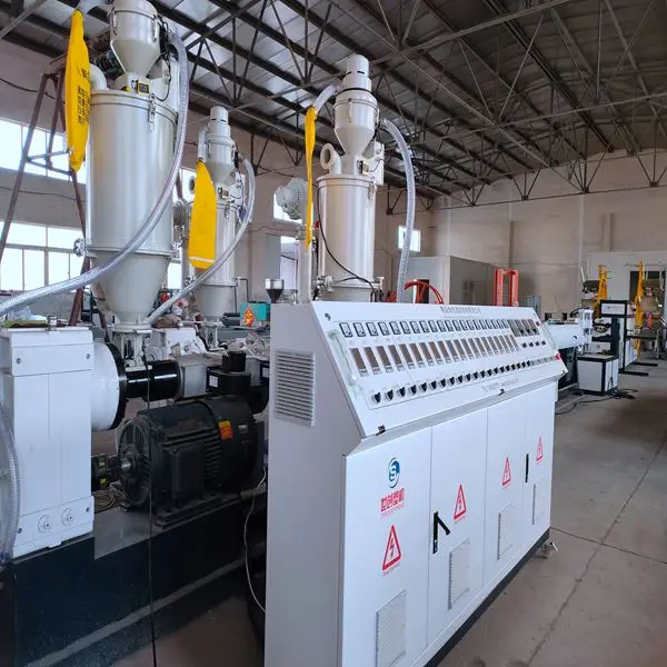Three Layers HDPE Plastic Corrugated Pipe Machines