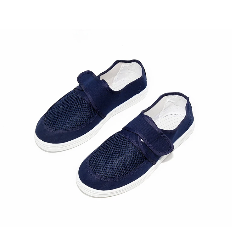 Factory Use Cheap Price Cleanroom PVC ESD Light Weight Unisex Canvas Anti-static Shoes