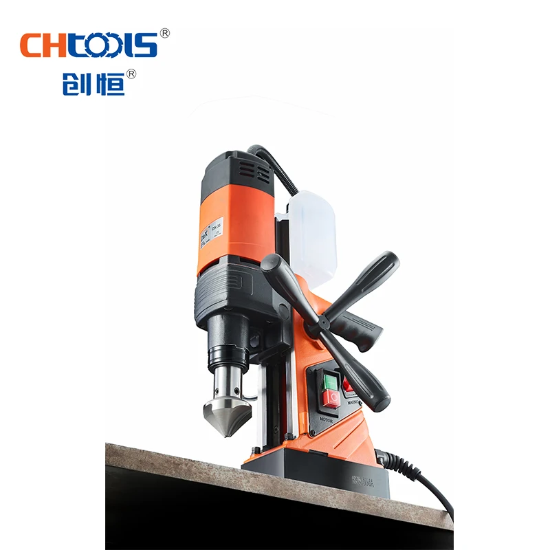 CHTOOLS Промышленный Портативный 35 мм Dx-35 220v без свободного хода одна скорость Mag дрель магнитное основание сверла для
