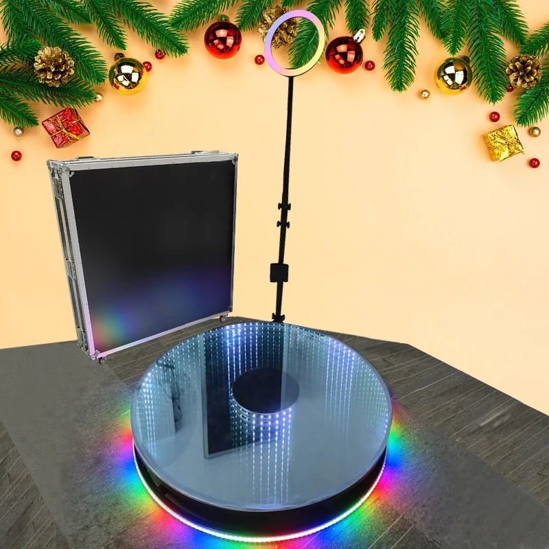 360 photo booth complete package magnetic machine 115cm with case photobooth drop shipping 360 degree photo booth ba