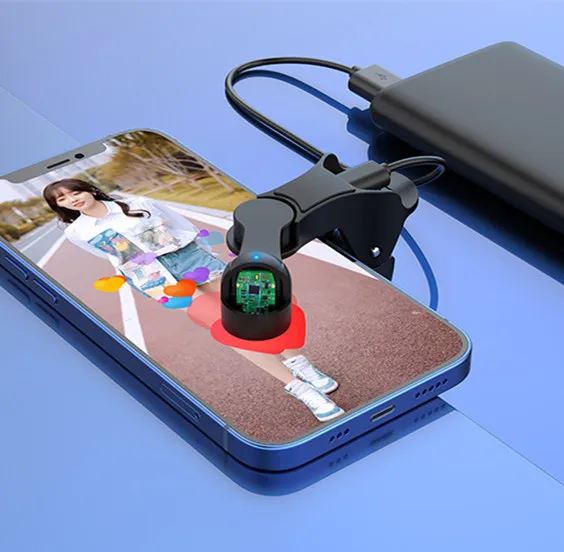 New Tech Clip Pocket Auto clicker Device for Mobile Phone and Tablet Computer Screen Adjustable Speed Simulated Finger Clicker