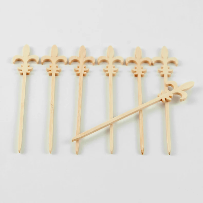 Simple And Safe To Use Sticks Bamboo Stick Bbq Bamboo Skewers For Fruit