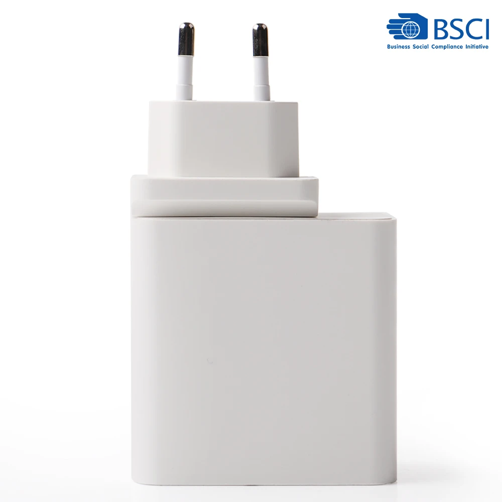 60W USB C Charger PD Quick Charging Type C Charger for USB-C Laptops for MacBook Pro/Air for iPad Pro iPhone XR/XS/Max/8 Galaxy