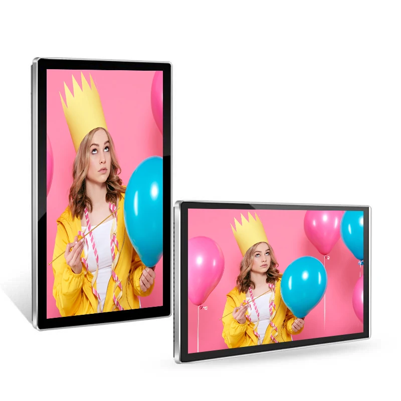 weier 43 inch wall mounted horizontal and vertical digital LCD monitor advertising multi media player