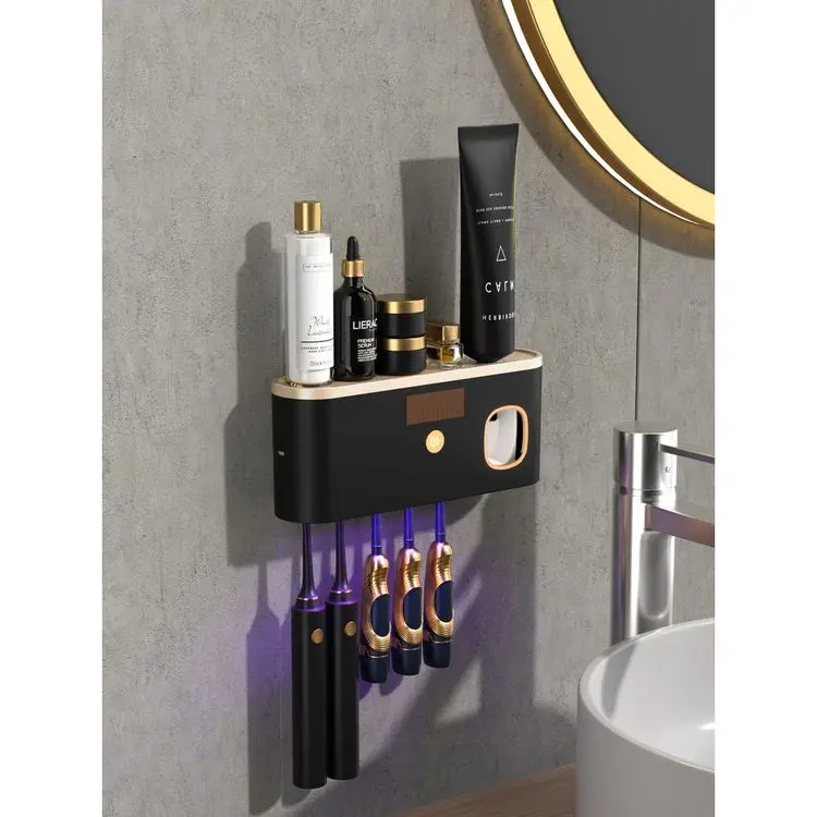 Uvc Toothbrush Sterilizer household Toothbrush Holder With 99.99% Uvc Led Sterilization Rate