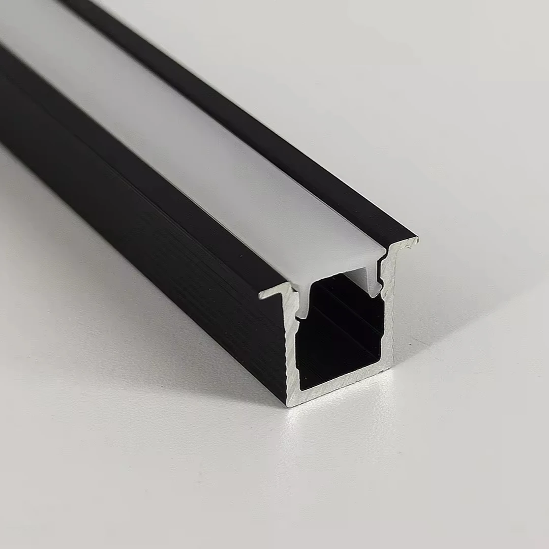 High-quality W7.9*H8.5mm Recessed Aluminum Alloy Cabinet LED Light U-Channel with Clips