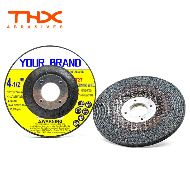 T27 115*6mm production line fiber polishing disc grinding wheel cutting disc abrasive