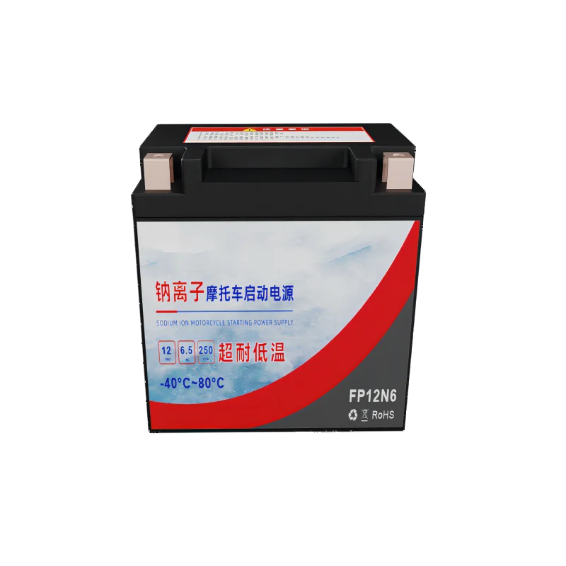 Sodic 12V 6.5Ah Sodium-Ion Battery Snowmobile Motorcycle & Motor Boat Power Start for Winter Vehicles
