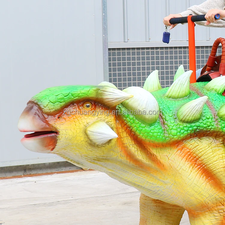 Life Size Walking dinosaur Rides Amusement Park Dinosaurios Mintables Rideable