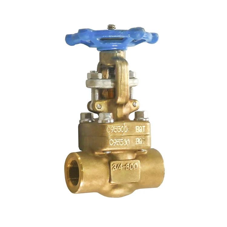 
Forged steel aluminum bronze and brass stem gate valve sea water gate valve 