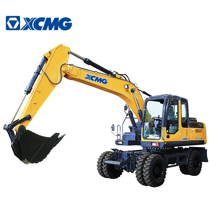 XCMG официальный 15 тонн Колесный экскаватор XE150WB