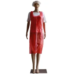 Xiantao factory cheap sale high quality disposable hospital medical plastic apron for surgical