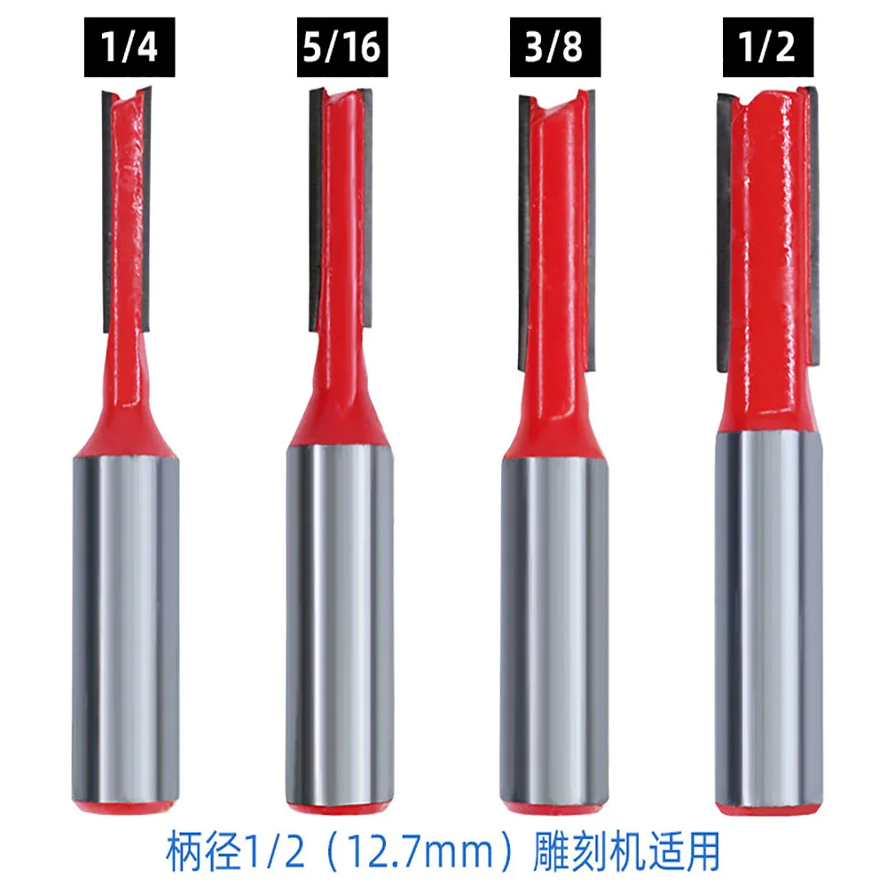 Qiye 1/4' 5/16' 3/8' 1/2' Inch Shank carbide wooded cutters cnc router bits for wood lathe turning tools