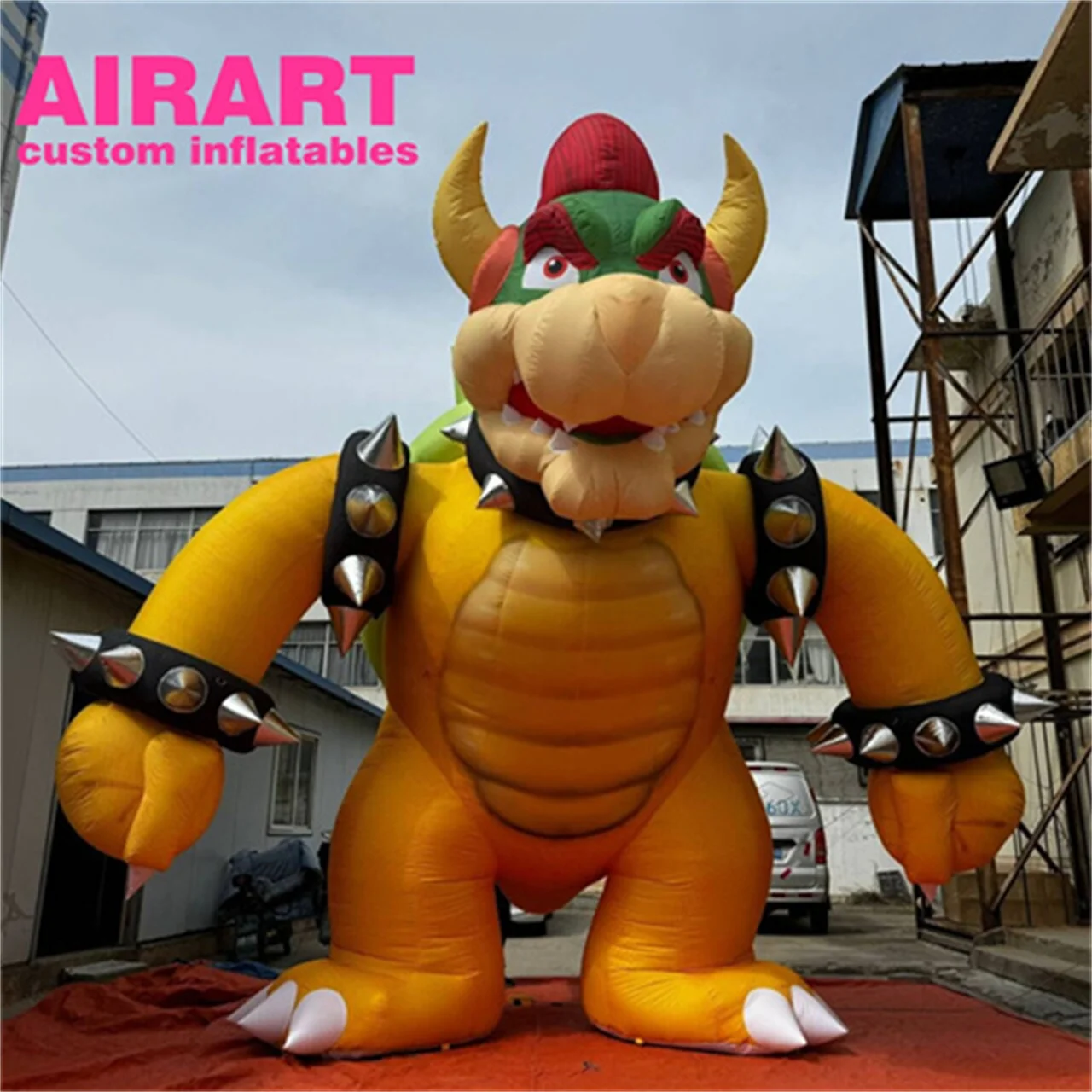 Animation decoration inflatable monster character, cheap inflatable turtle monster cartoon for advertising decoration