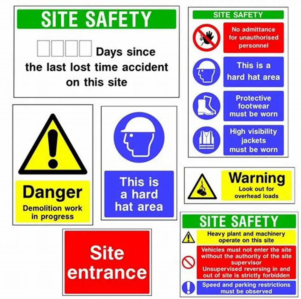 Ламинированные алюминиевой здоровье и предупреждающие знаки