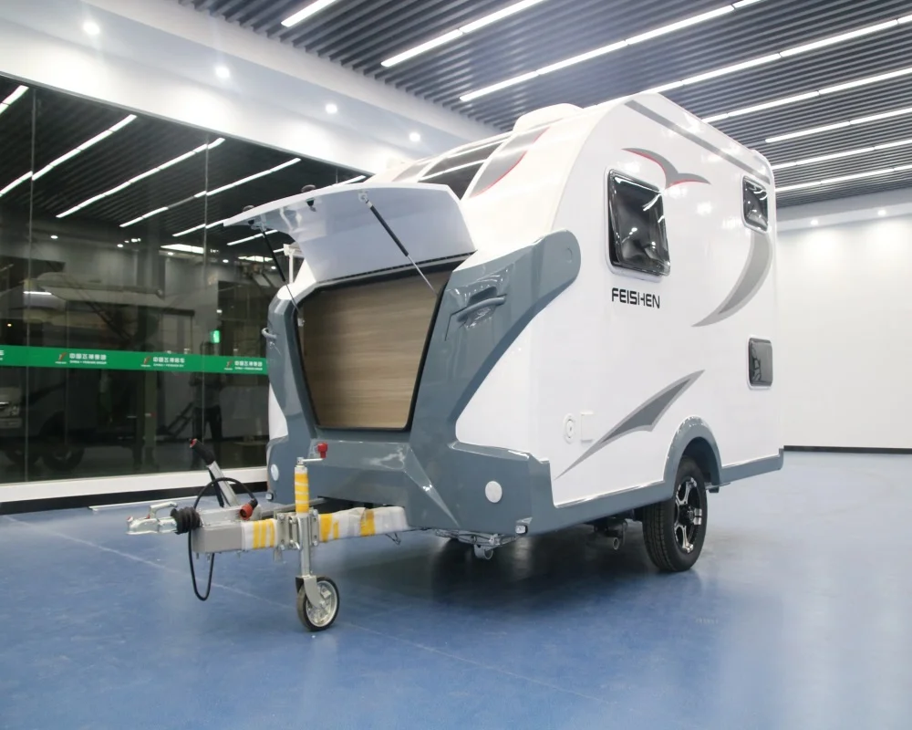 Custom Size Comfortable Mobile On Road Van Mini House Trailer Travel Camper Caravan