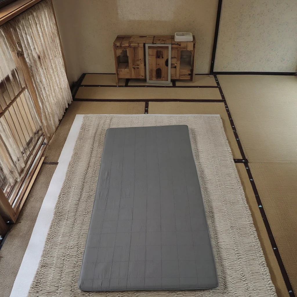 Skylee factory wholesale air net 4D mattress topper Korean folding tatami bed  air fiber POE mattress
