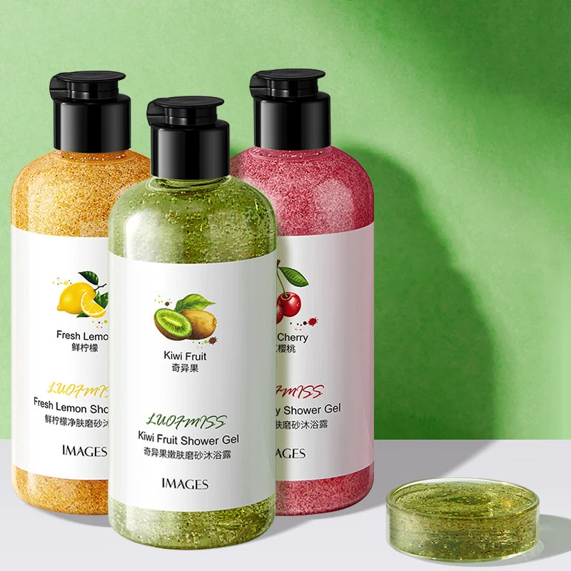 Kiwi Scrub Perfume Body Wash Deep Cleansing Fragrance Leave Fragrance Rejuvenation Exfoliating Body Wash