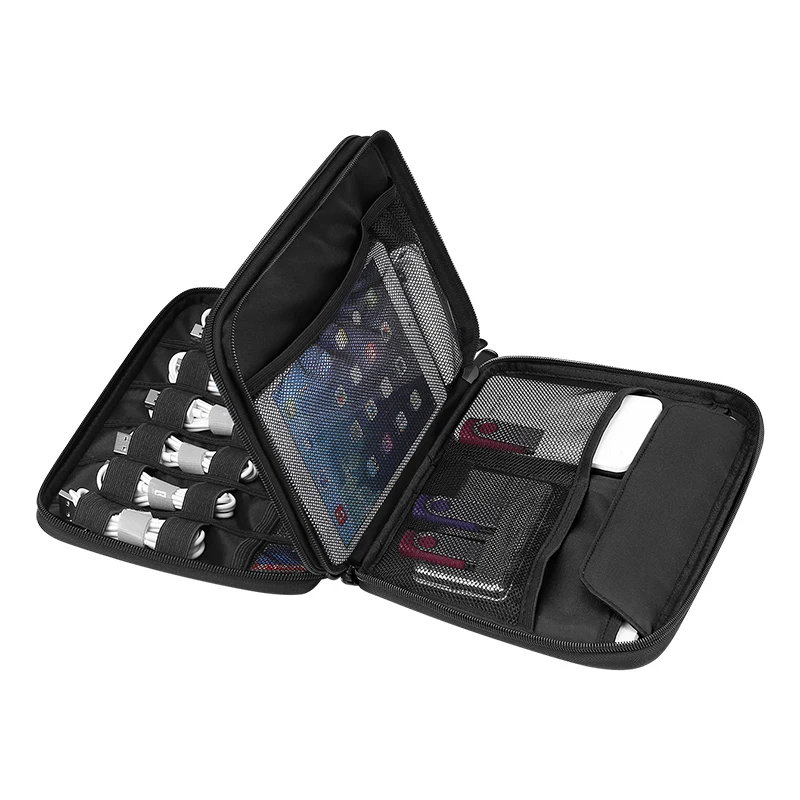 BUBM Every Day Carry Cord Electronic Tech Accessories Travel Organizer Cable Organiser Bag