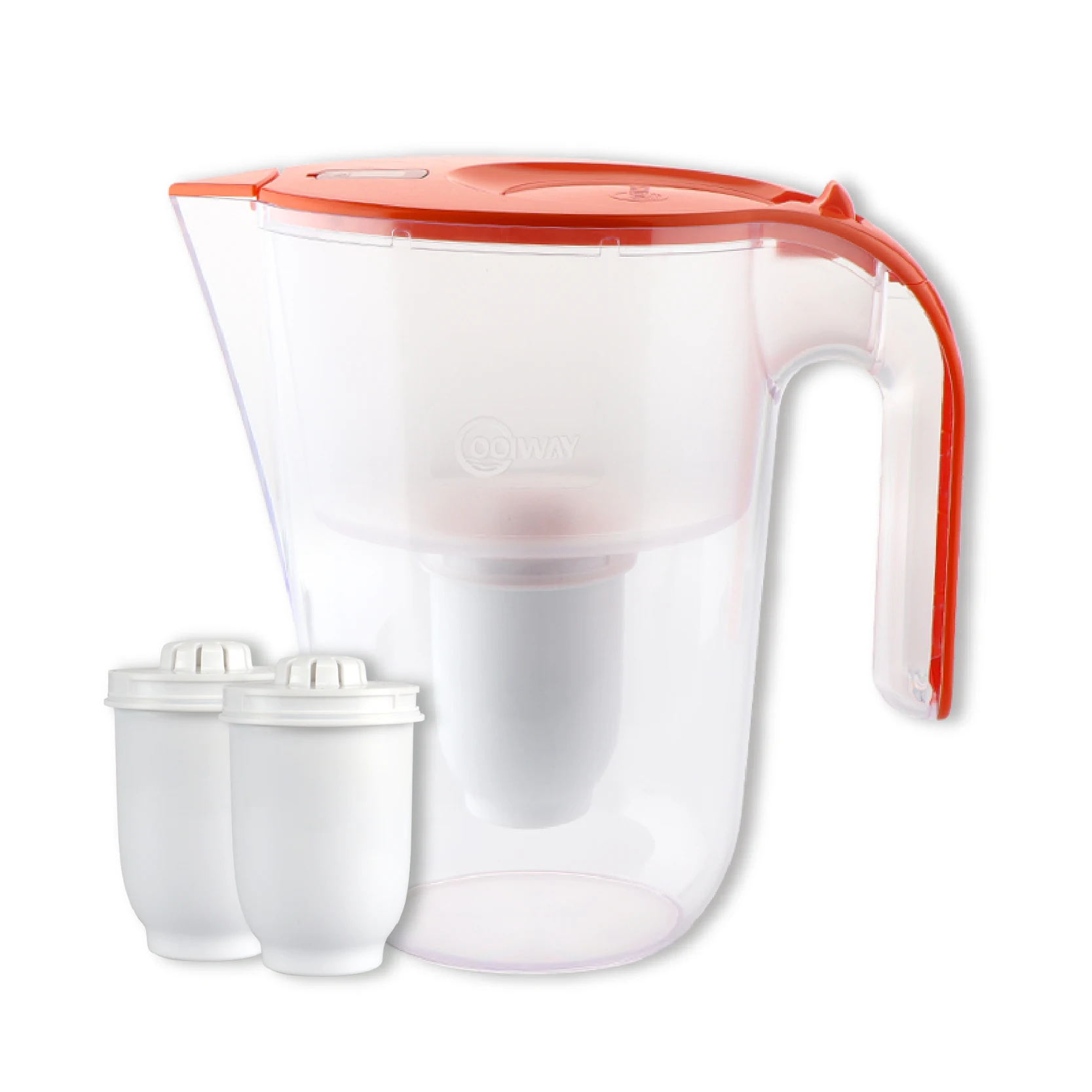 jarra de filtro de agua para grifo y agua potable  increase PH glass pitcher water filter