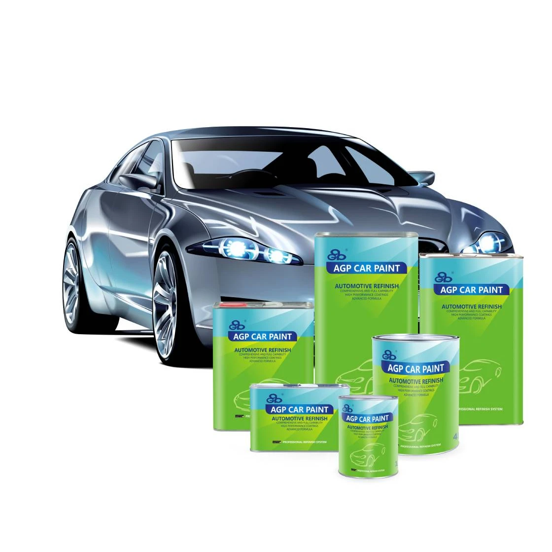 Good Quality Car Auto Refinish Paint Auto Mirror Effect Acrylic Automotive Varnish