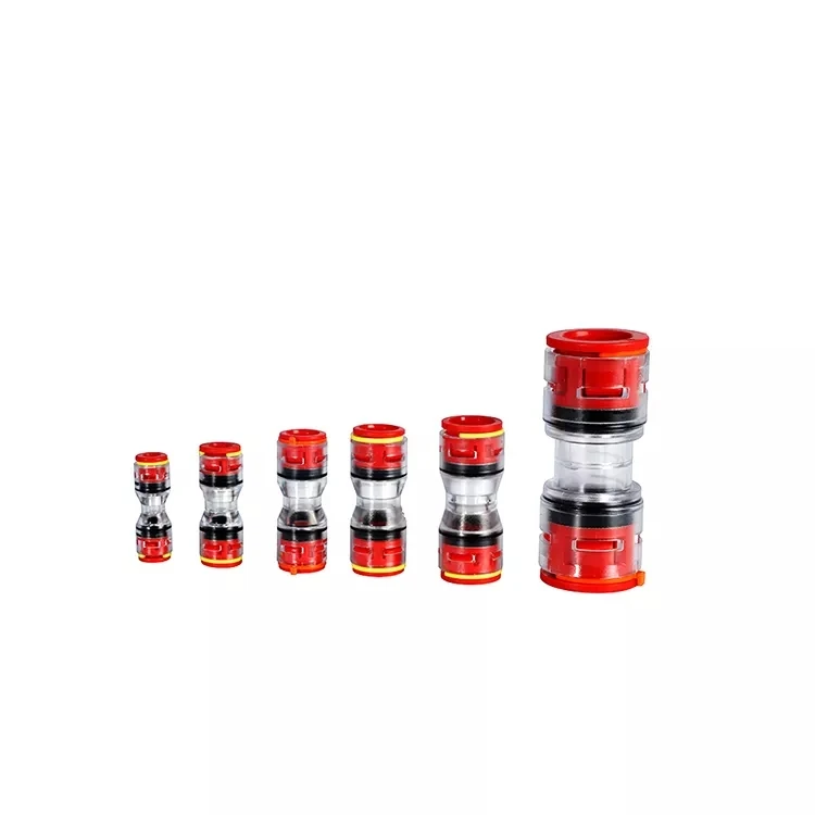 clear body 5mm direct install micro duct straight connector