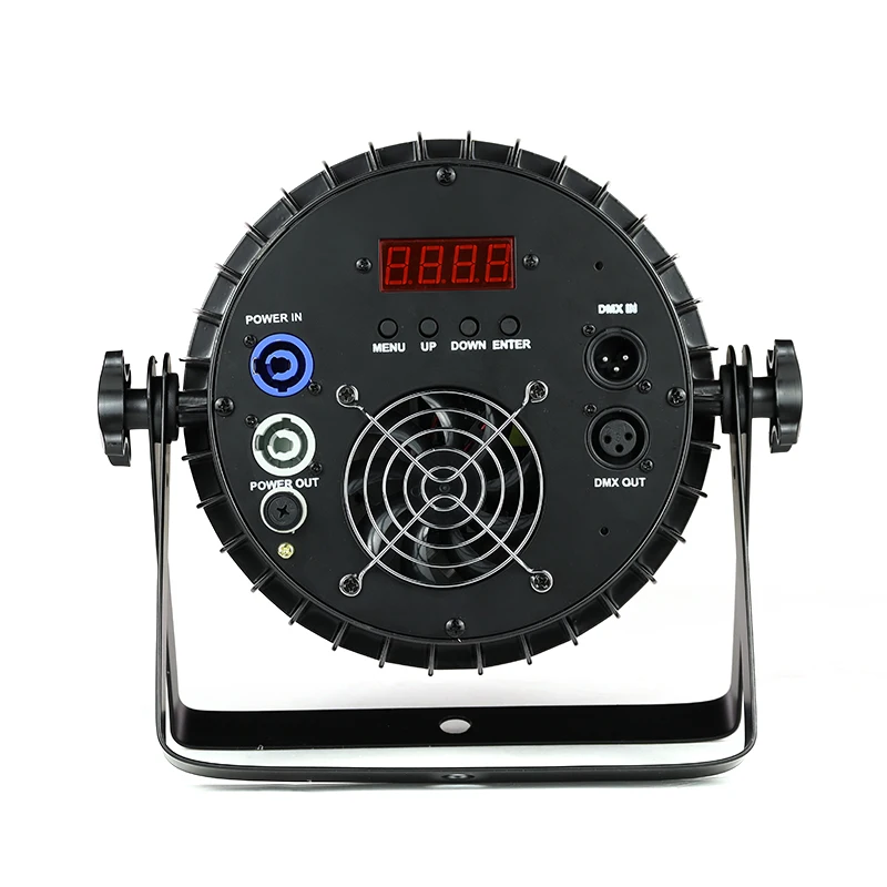 Factory Direct sales 18 RGBWYA 6-inch waterproof Par lights with DMX controlled sound activation for DJ disco nightclub parties