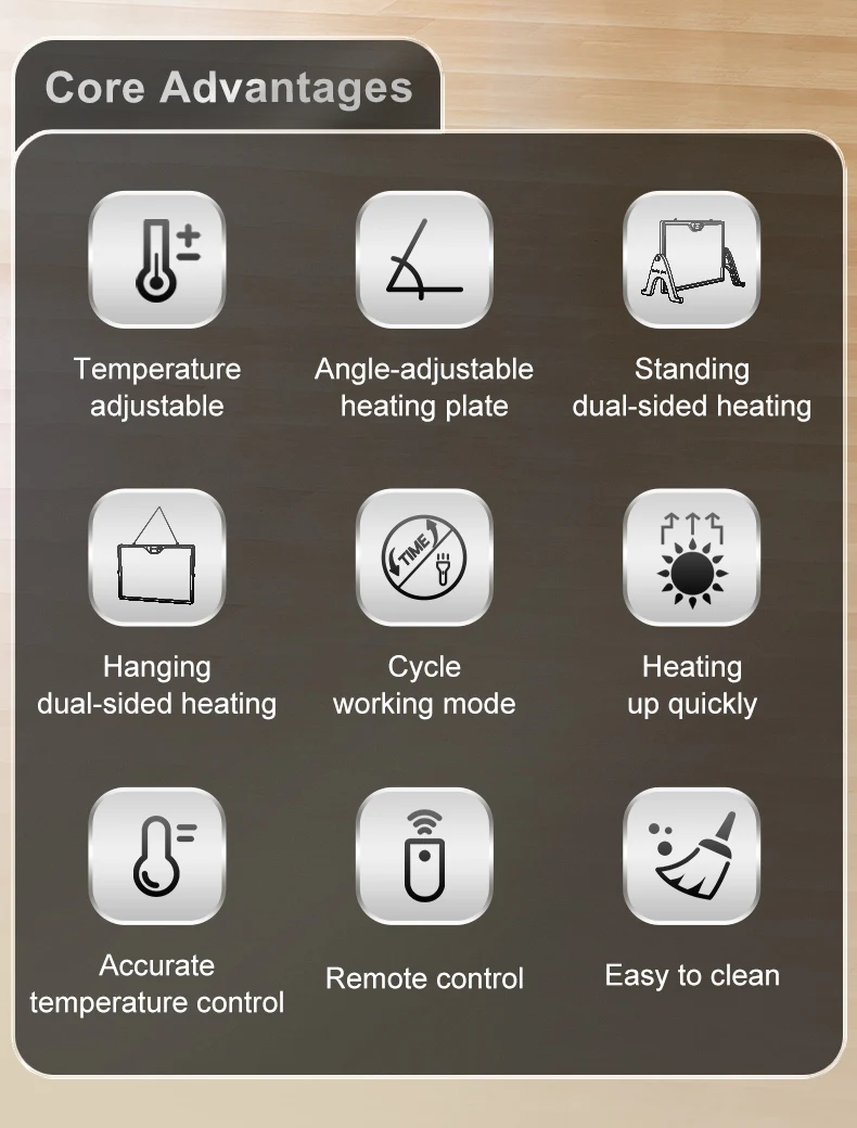 Factory Price Newest Adjustable Chick Brooder Dual Heating Plate for Newly Hatched Animals Anti-Roost Cone Heating Quickly