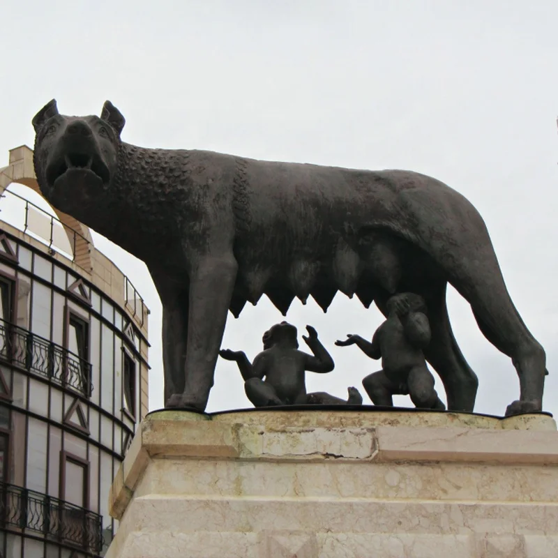 Life size casting bronze Capitoline Wolf Statue For Sale