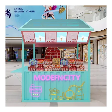 Custom Stall Rack Activity Scaffolding Mobile Snack Promotional Marketing Booth Stand ice cream street food vendor display stand
