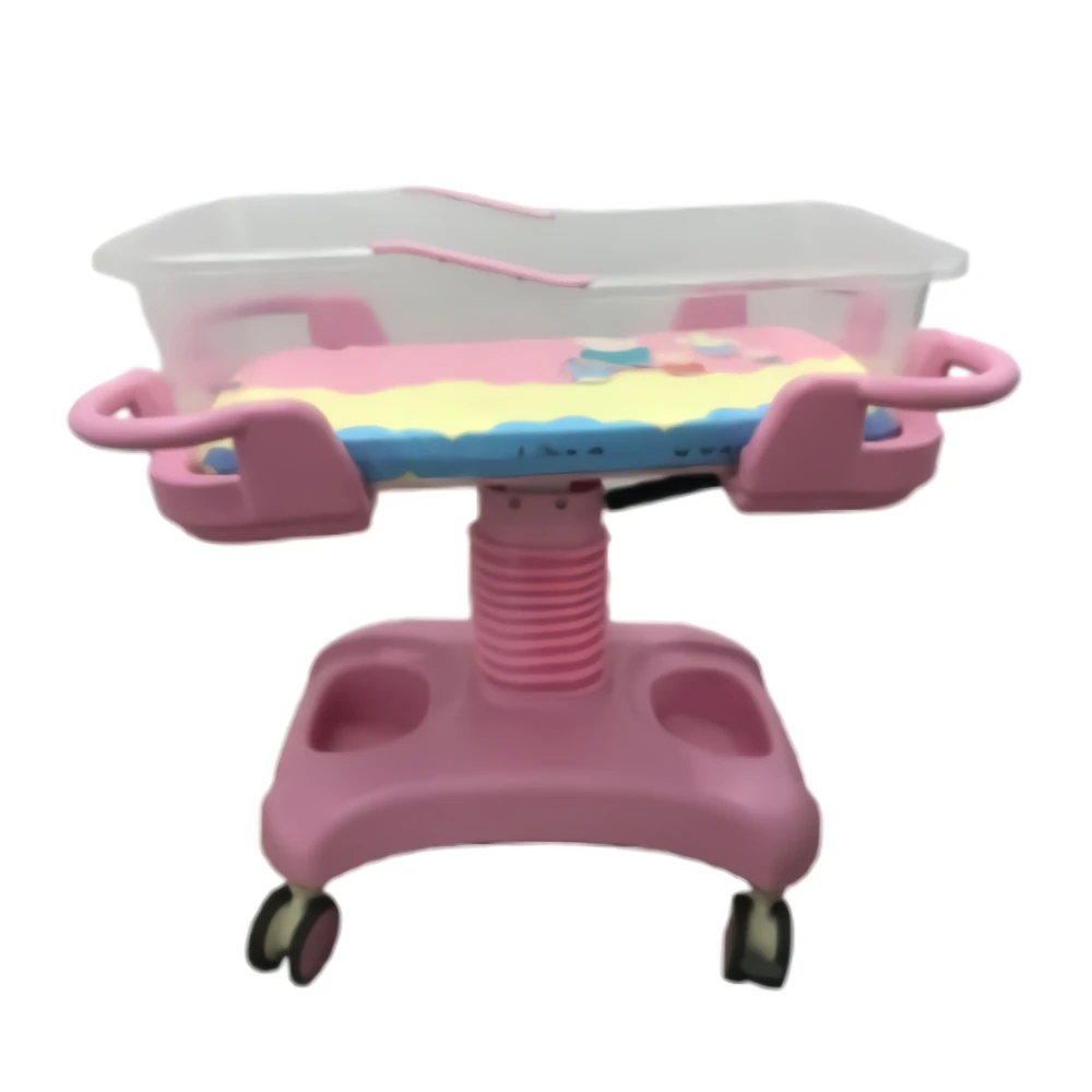 BC-531 Manufacturer Pink ABS Plastic Baby Care Crib Bed Children Pediatric Hospital Baby Beds