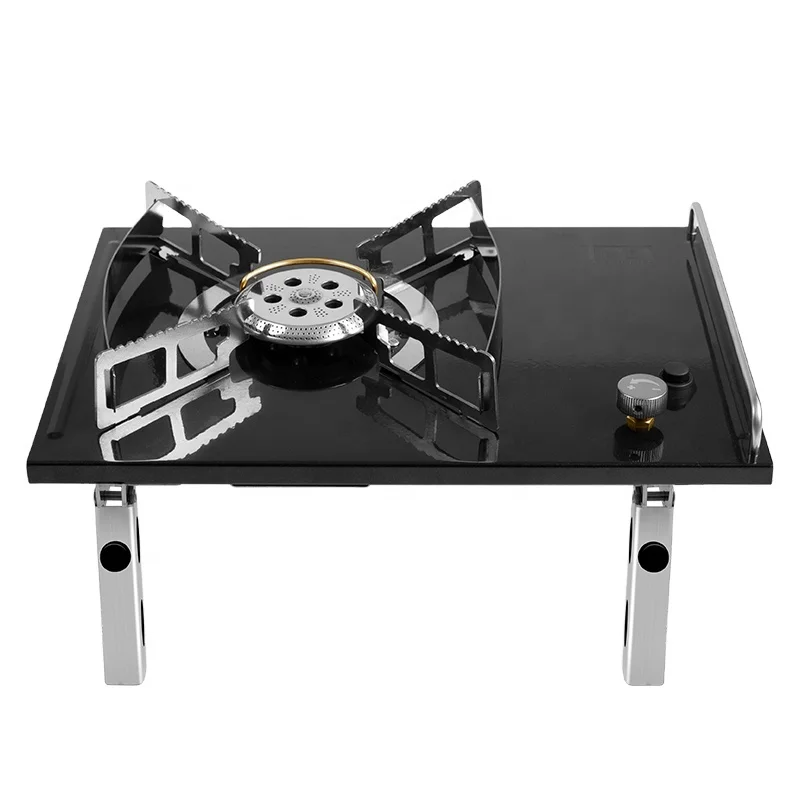 TNR Outdoor Camping Gas Stove Portable Foldable BBQ Stove Camping Picnic Hiking Cooking Gas Furnace Burner Camping Equipment