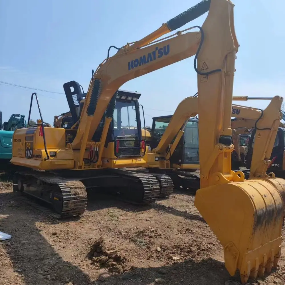 Экскаватор PC110-8 KOMATSU высшего качества оригинальная строительная техника инвентаризация почти рабочего времени