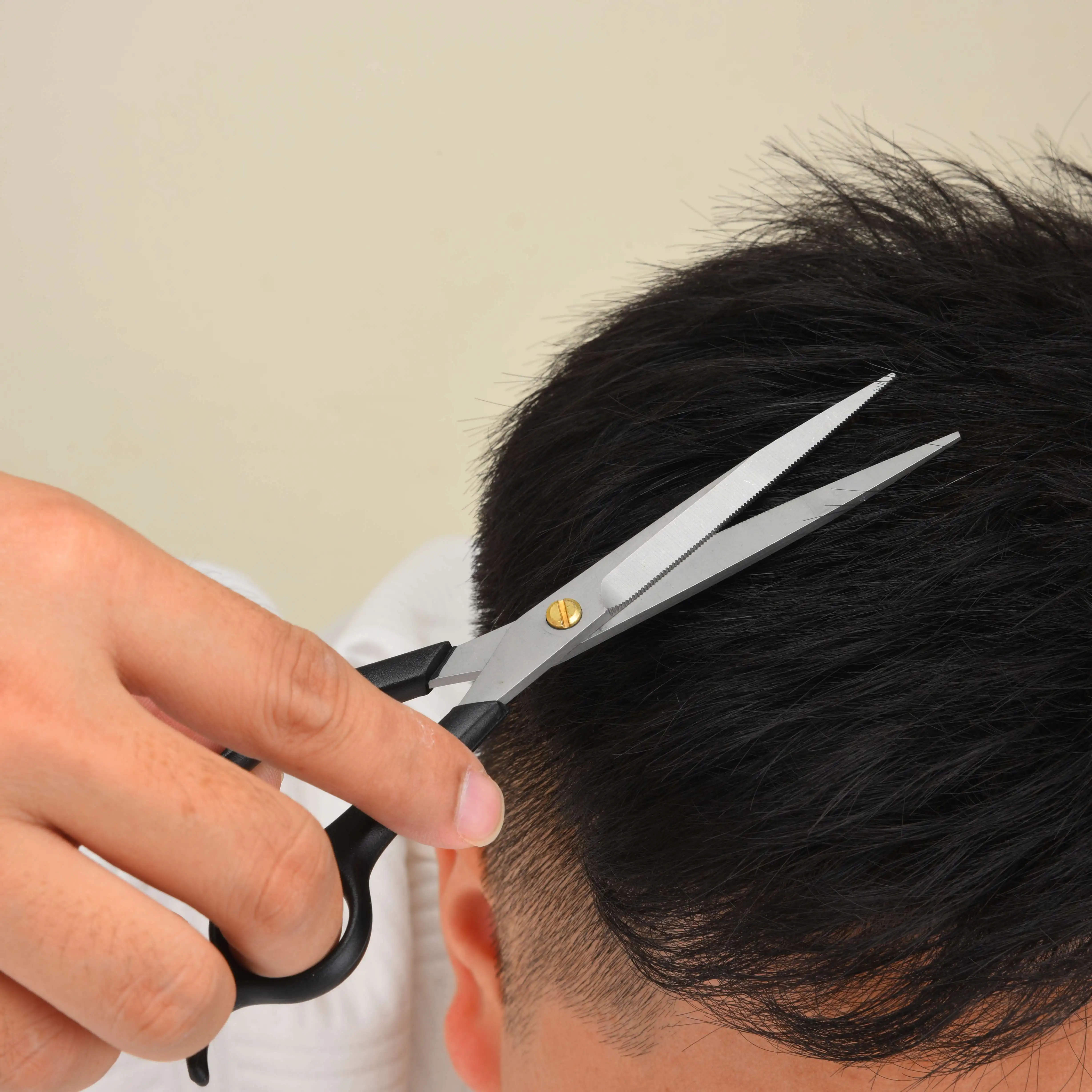 High Quality Stainless Steel Home Salon Haircut Barber Scissors With Abs Handle