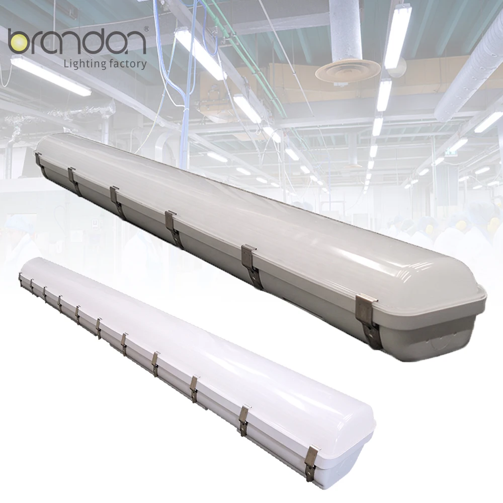 Ip66 светодиодные светильники лампы дневного света 25w ПК материал Баттен свет Водонепроницаемый светодиодный бесщелевая светло-купить светодиодный фонарь