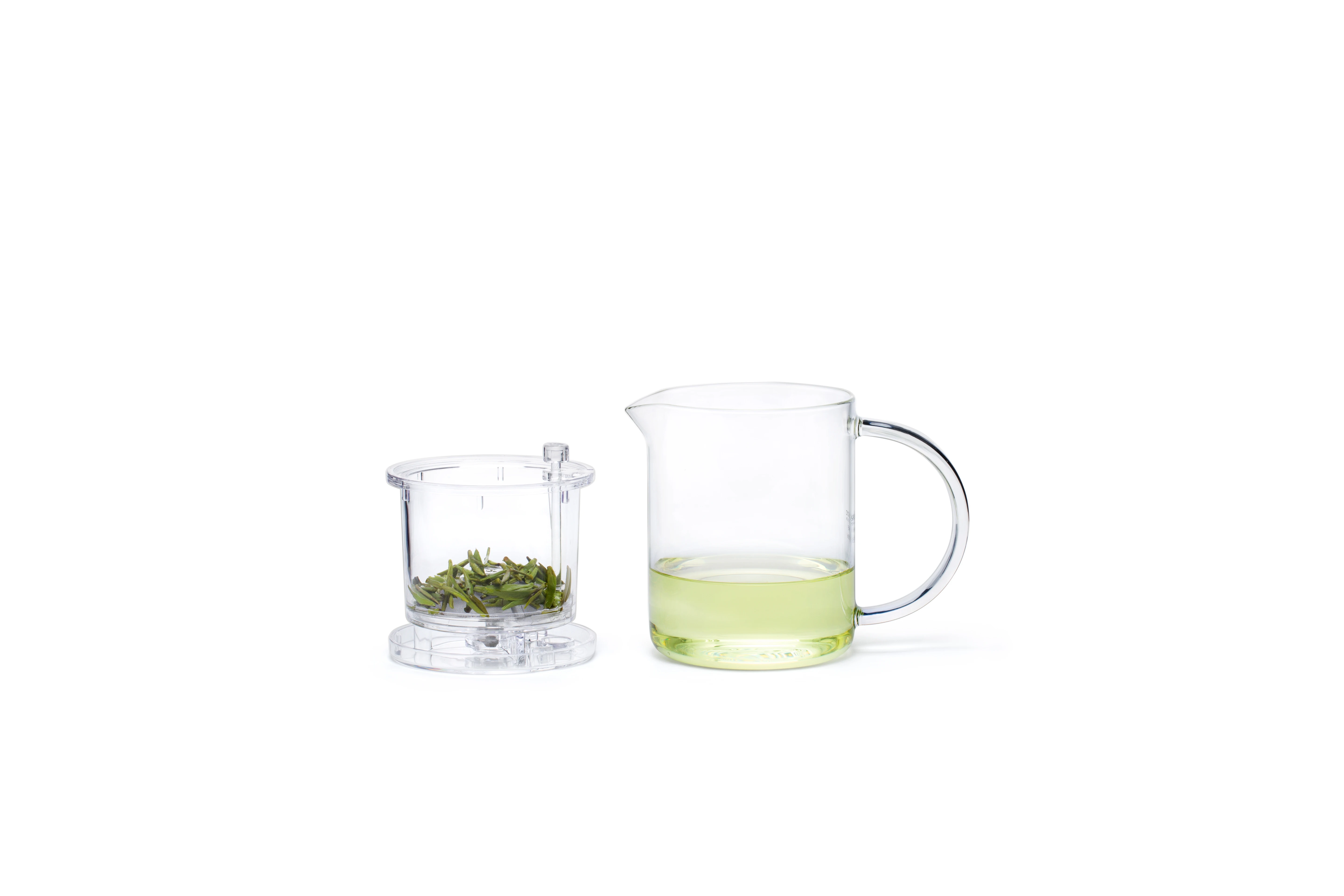 hot selling borosilicate glass tea pot with removable infuser
