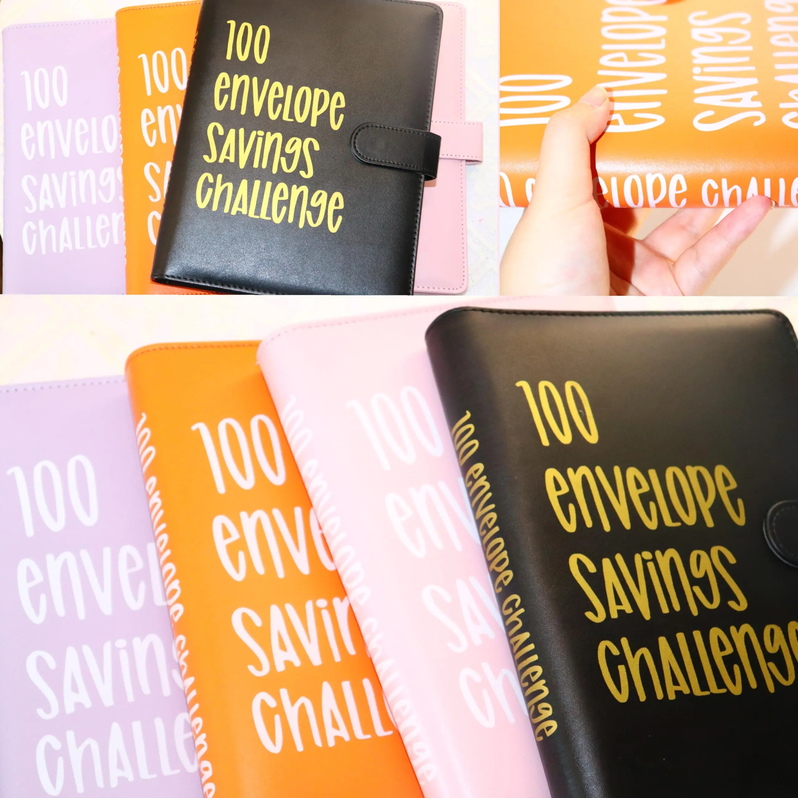 A5 проблемы с сбережениями переплетная книга 100 дневные конверты для экономии денег папка денежными конвертами и трекерами вызовов