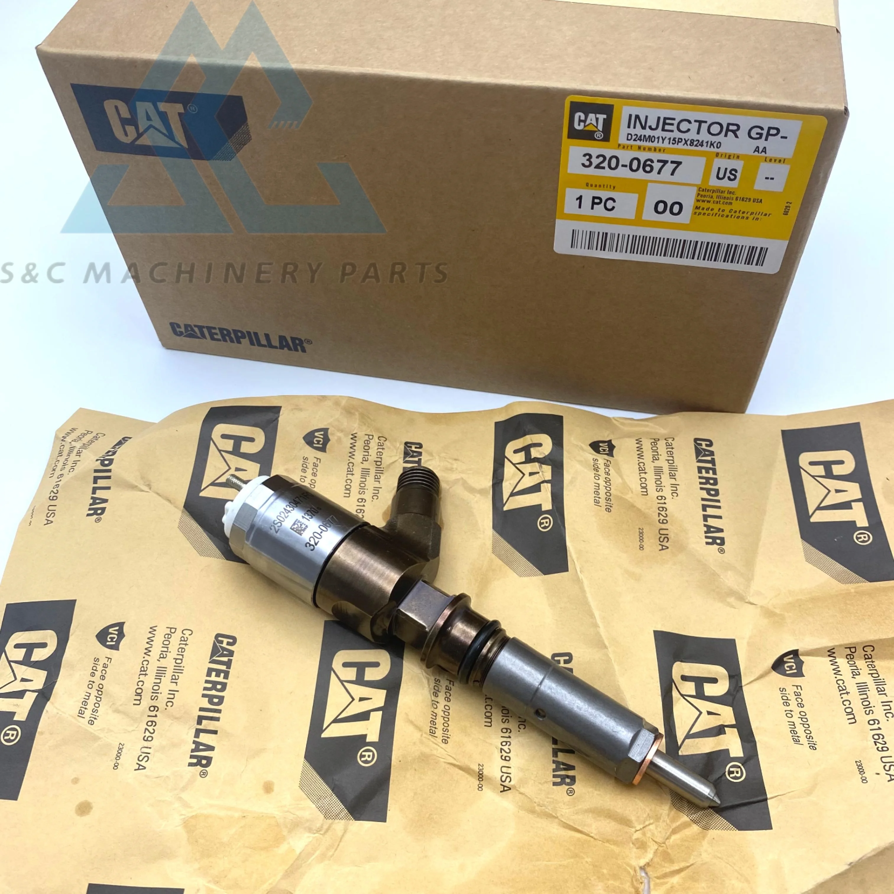 High Quality CAT 320D E323D C6.6 C4.4 common rail injector 3200677 320-0677 Fuel Injector For Caterpillar