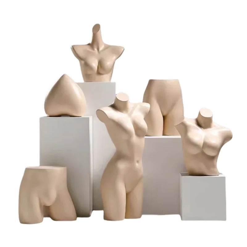 Retail Customized high quality half-body lingerie  mannequins prop