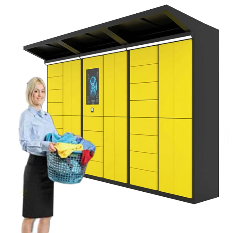 Outdoor postal Service Intelligent wash wardrobe locker laundry pick up cabinet smart parcel delivery locker