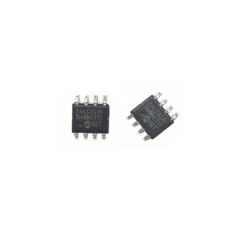 IC chips components integrated circuit EEPROM 4kx8 - 5V - 2.5V 24LC32AI 24LC32AT-I/SN
