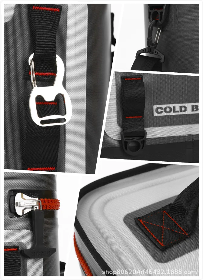  Soft Cooler 30 Can Pack Insulated Sided With Heavy Duty Leakproof Tpu Material And Closed-cell
