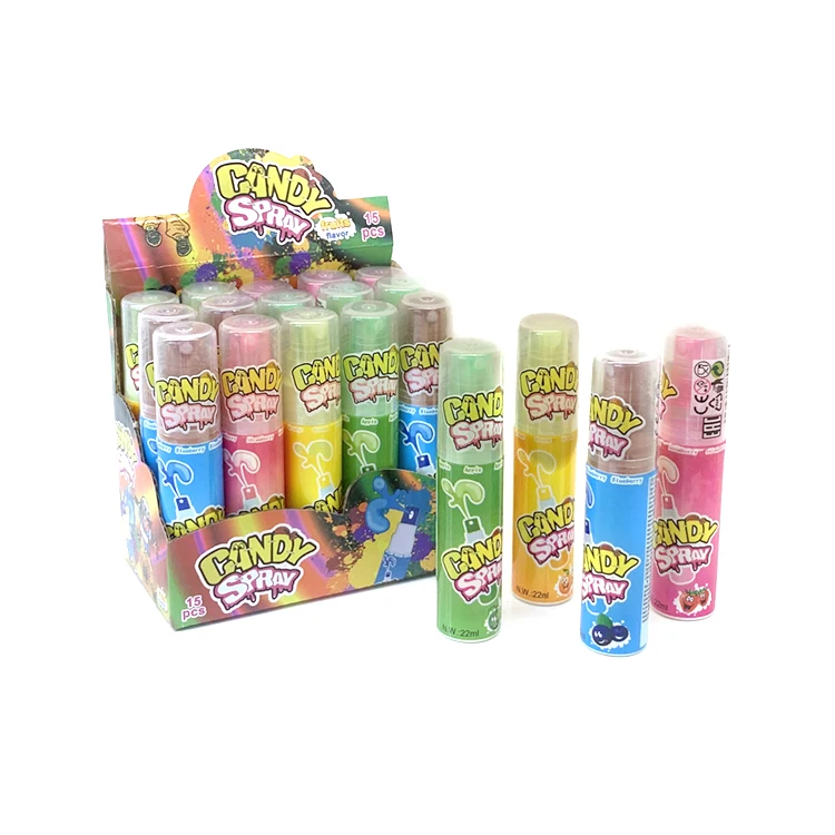 
Manufacturers Candy Maker Sale Fruity Flavour Sweets Liquid Spray Candy 