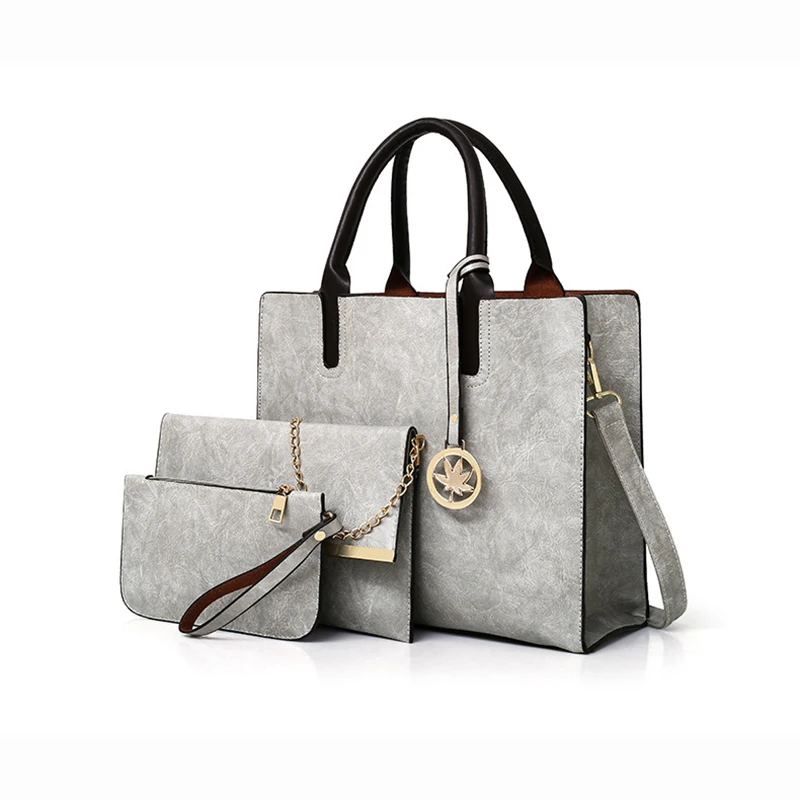 
X7013 New design two-piece bag Large capacity bag Fashion set bag 