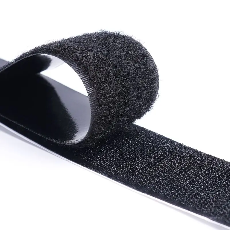 Fastener hooks and loop tie Tape Velcroes Elastic straps with custom cable buckles for binding adjustable and reusable Velcroes